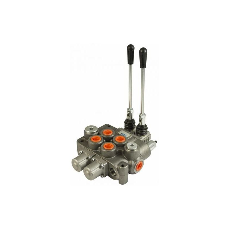 foto del prodotto ama distributore oleodinamico idraulico a 2 leve leva doppio effetto 3 8 40lt 34567