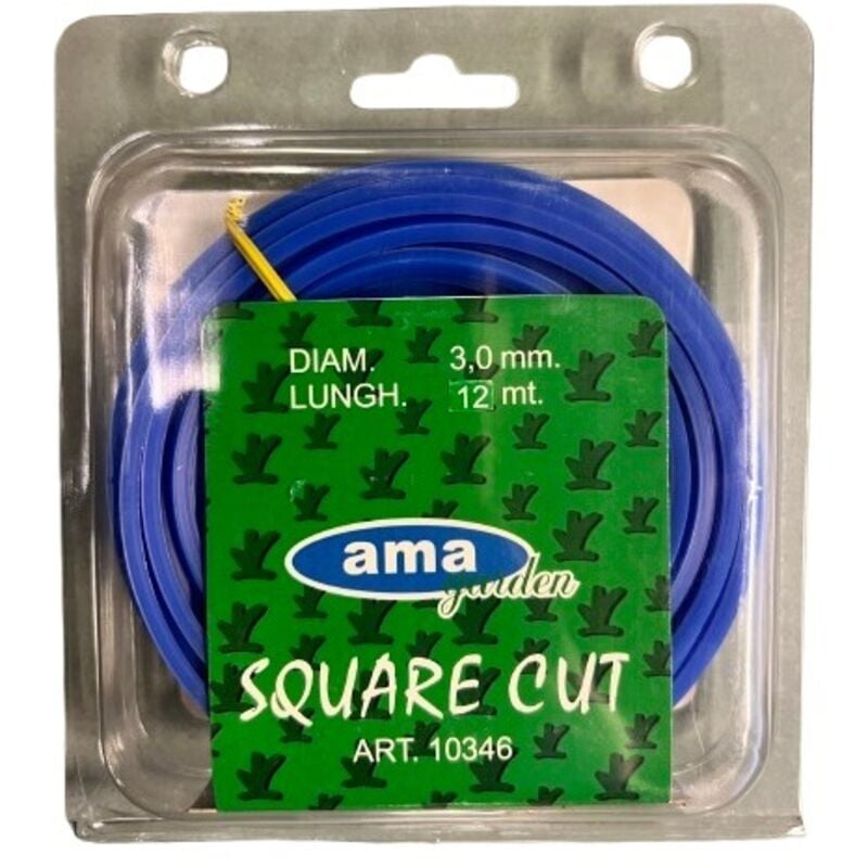 foto del prodotto ama garden filo decespugliatore 12 mt x3 mm sezione quadrata