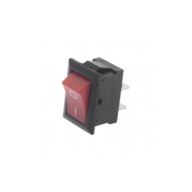 foto del prodotto ama interruttore stop unipolare universale on off 0 1 tasto rosso 35131 