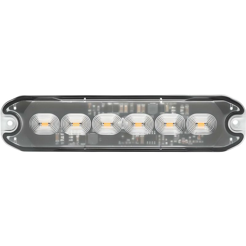 foto del prodotto ama luce di segnalazione flash 6 led arancio
