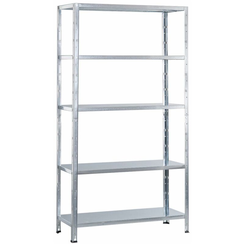 foto del prodotto ama scaffale metallico a incastro in kit l100xh188xp40