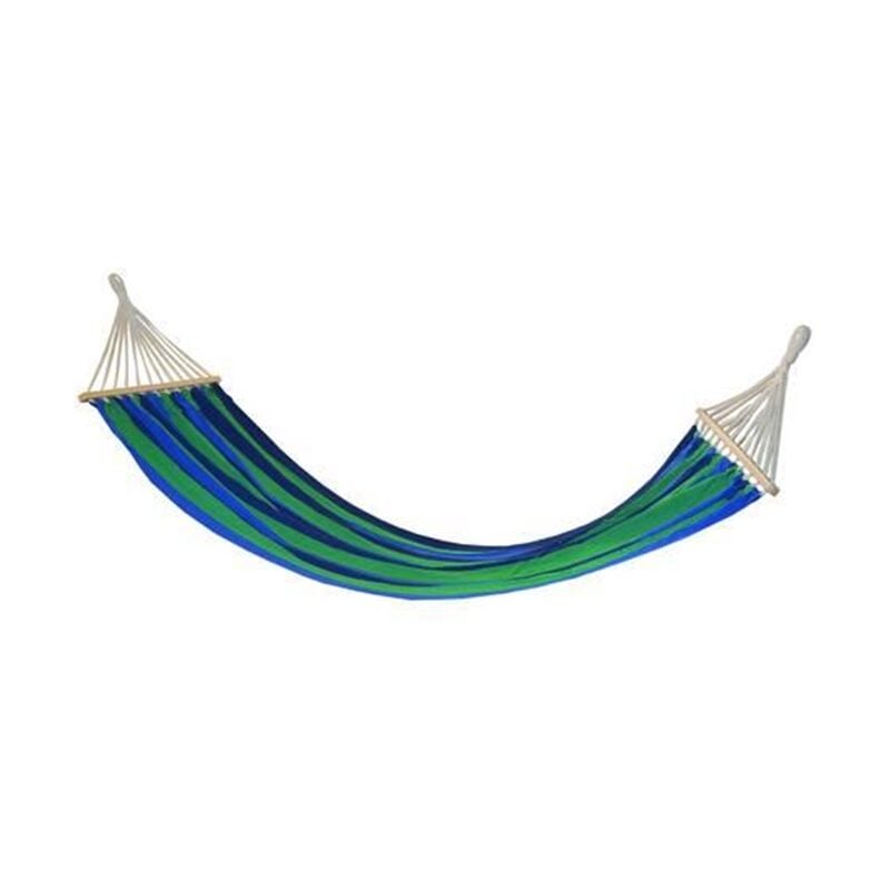 foto del prodotto amaca bahamas riga blu verde in cotone cm 200x100 ferr 299480