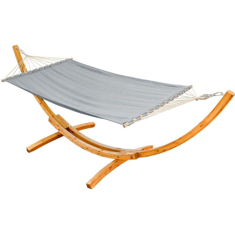 foto del prodotto amaca da giardino con supporto legno 325 cm porta amaca amaca per 2 persone