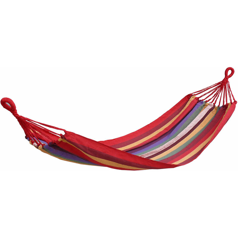 foto del prodotto amaca da giardino in cotone 2x1m bauer multicolore