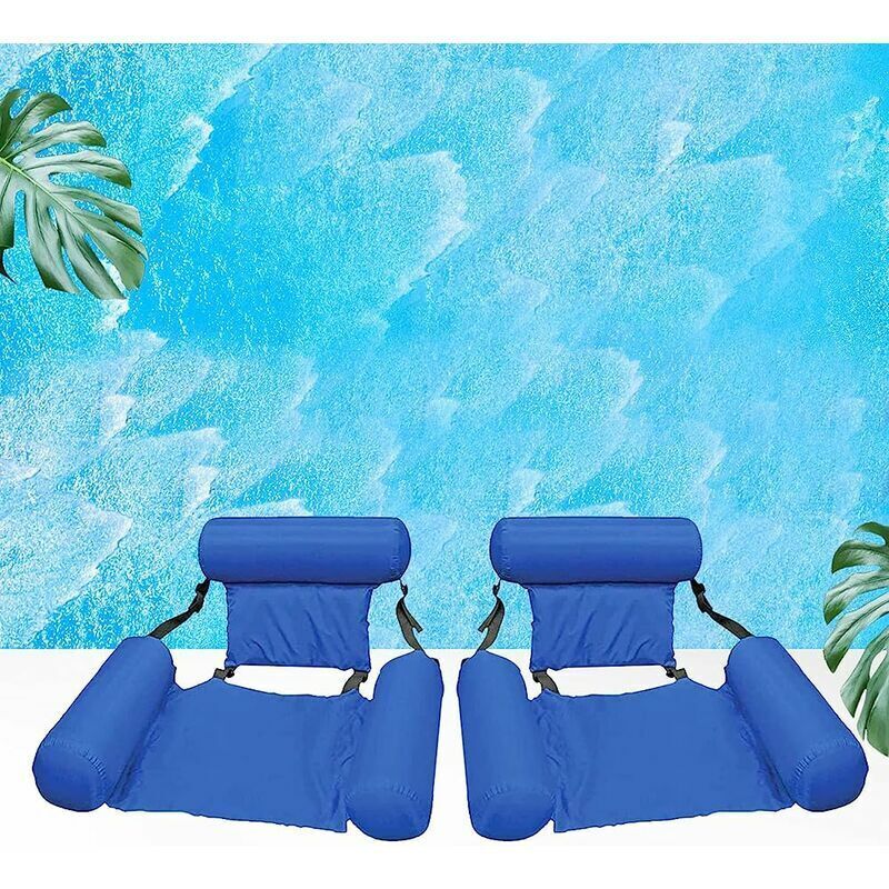 foto del prodotto amaca da piscina galleggiante, portatile, pieghevole, gonfiabile, materasso ad acqua, letto da spiaggia, sedia a sdraio per sport acquatici, per
