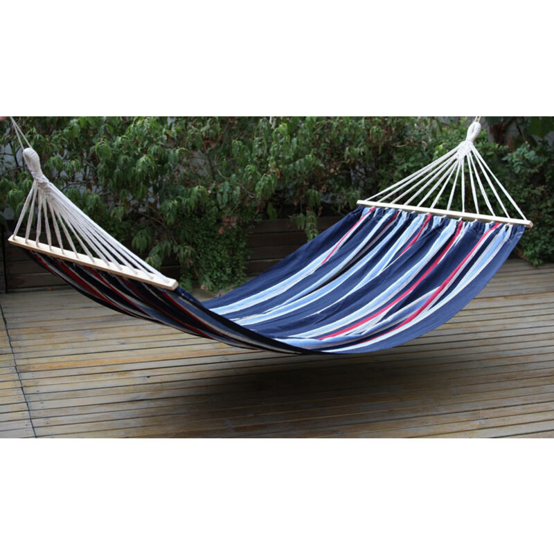foto del prodotto amaca doppia con asse in legno cm.150x200 giardino arredo esterno salone
