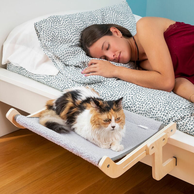 foto del prodotto amaca pensile per gatti hamacat innovagoods