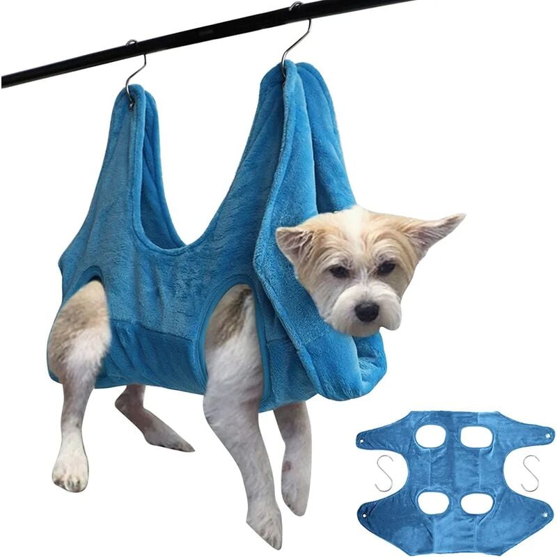 foto del prodotto amaca per animali domestici, borse di contenimento per amaca per toelettatura di cani e gatti, comoda, per fare il bagno, lavare, fare il bagno,