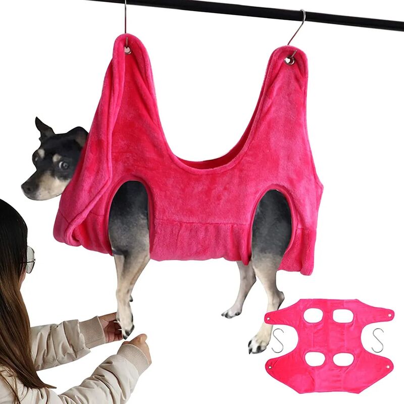 foto del prodotto amaca per animali domestici, borse di contenimento per amaca per toelettatura di cani e gatti, comoda, per il bagno, il lavaggio, il bagno, le
