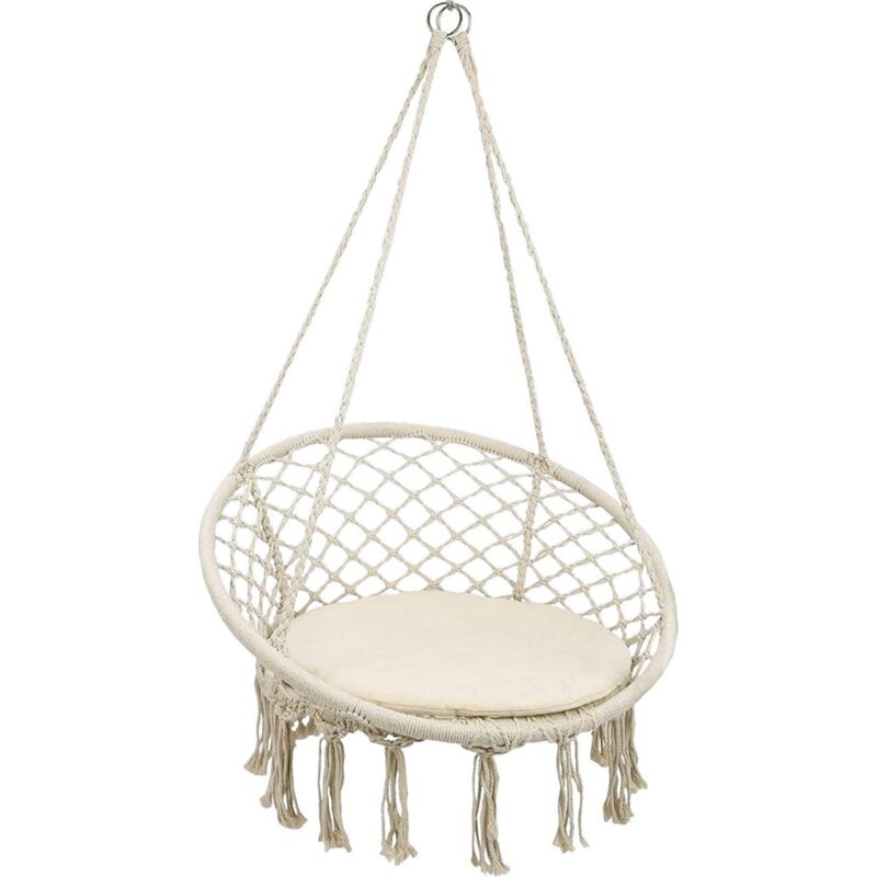 foto del prodotto amaca polinesia 60x80cm con cuscino bianco