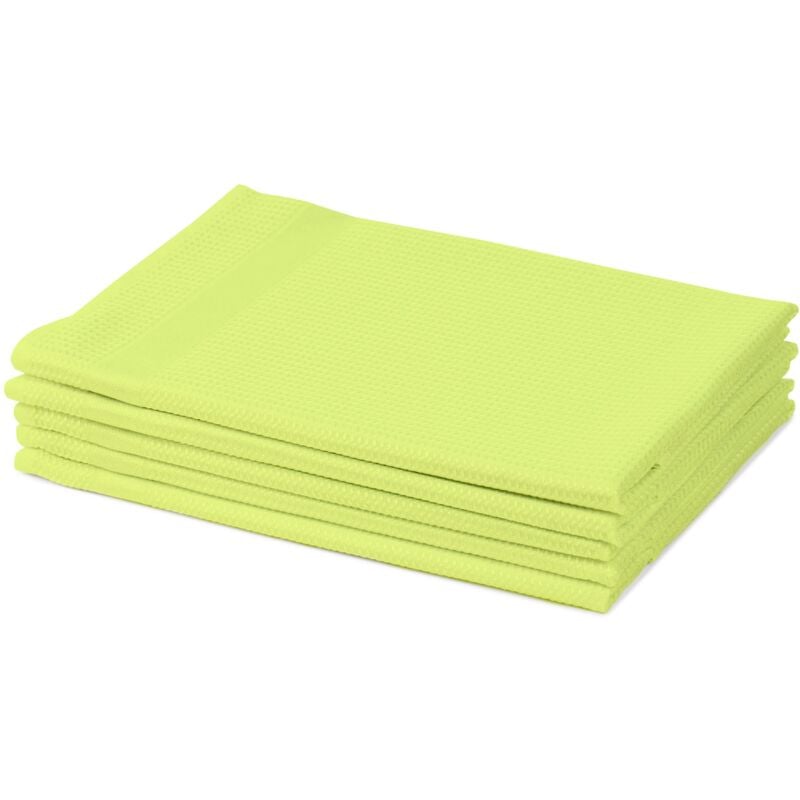 foto del prodotto amago 5 panni in microfibra per vetri, 45 x 65 cm verde