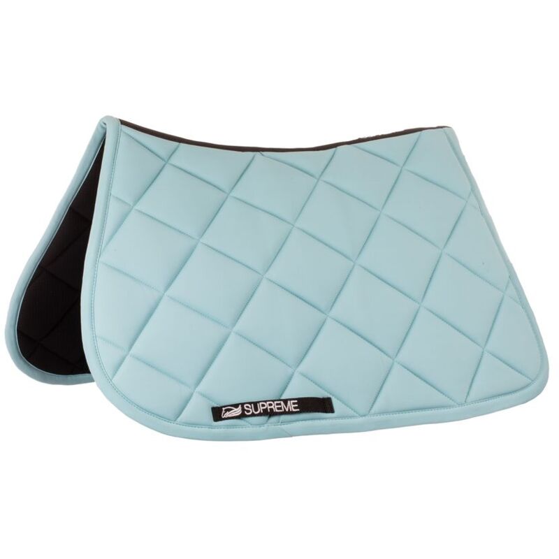 foto del prodotto amahorse sottosella da salto in tessuto tecnico con trapuntatura a rombi traspirante full, beige
