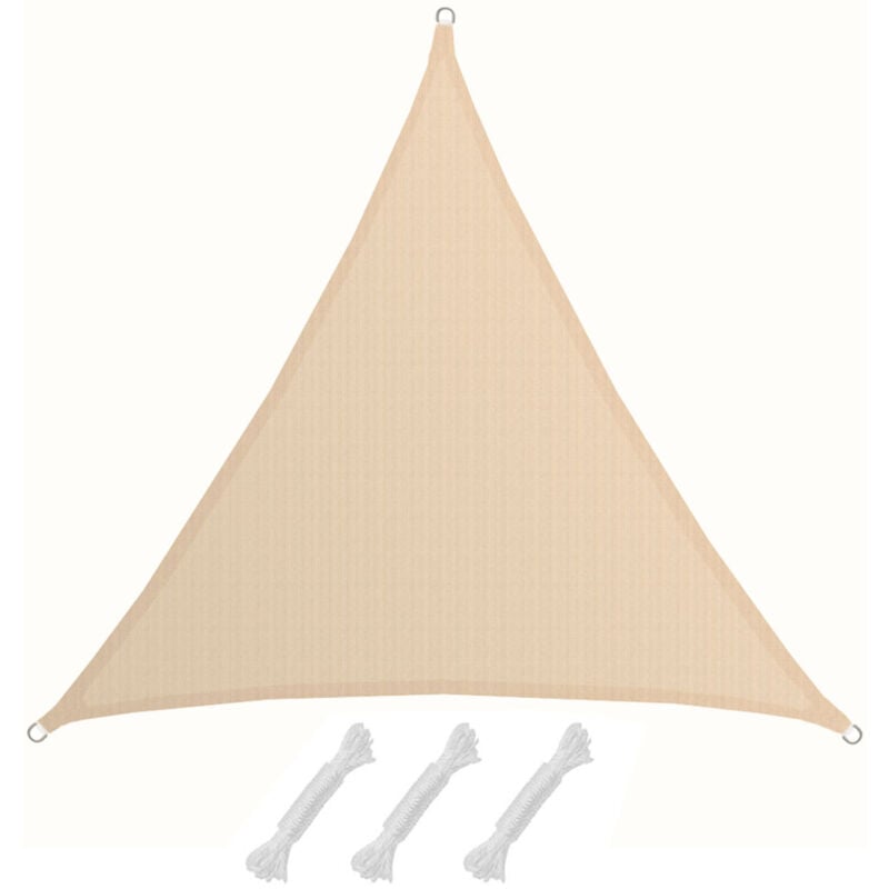 foto del prodotto amanka sonnensegel atacama ivory l 5x5x5m hdpe