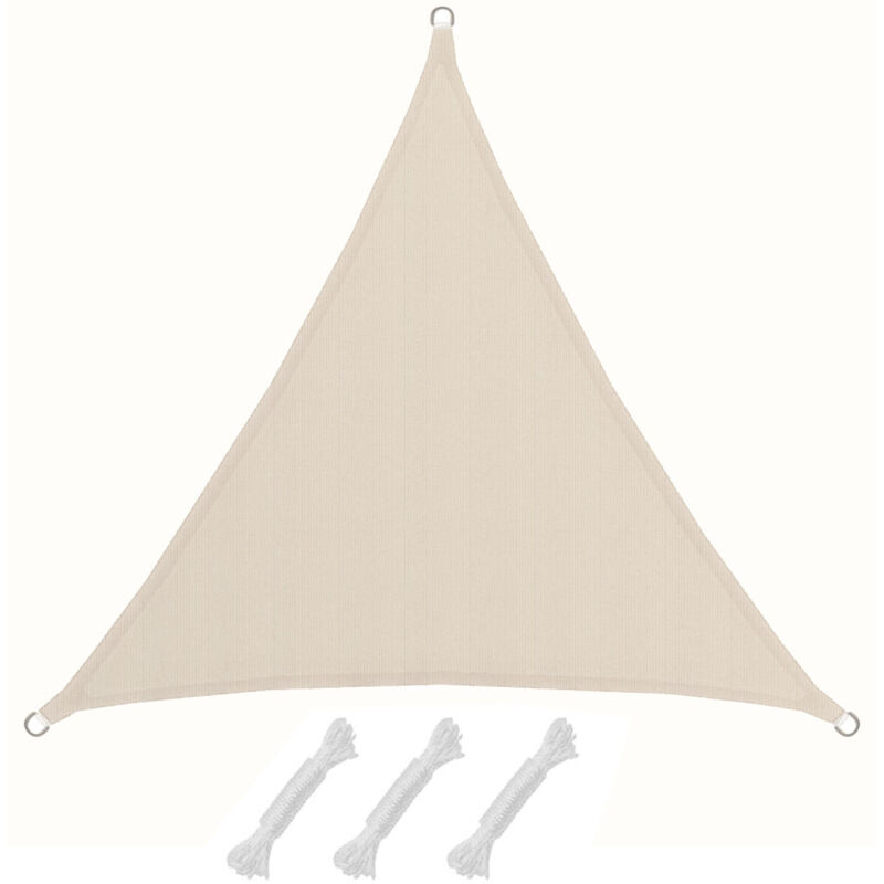 foto del prodotto amanka upf50 tenda da sole uv 2x2x2 triangolo idrorepellente vela protezione solare