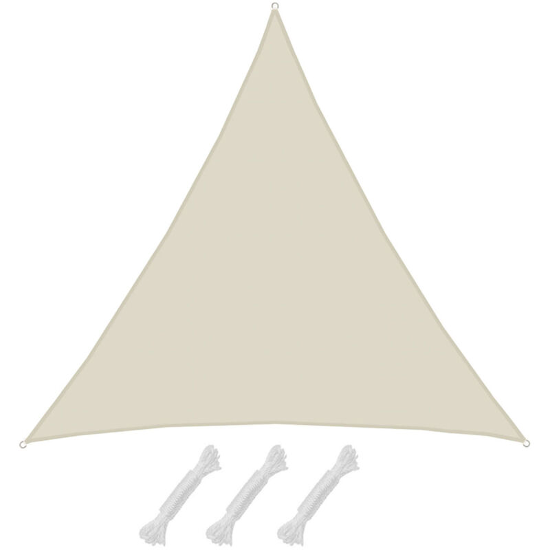 foto del prodotto amanka upf50 tenda da sole uv 7x7x7 triangolo idrorepellente vela protezione solare