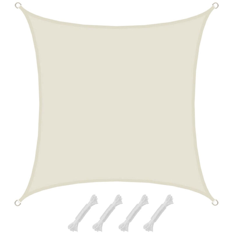 foto del prodotto amanka vela parasole quadrata namib m 3x3m poliestere beige