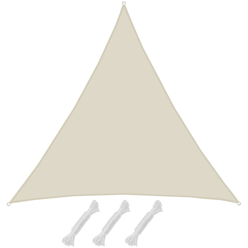 foto del prodotto amanka vela parasole sahara beige xl 5x5x5m triangolare poliestere