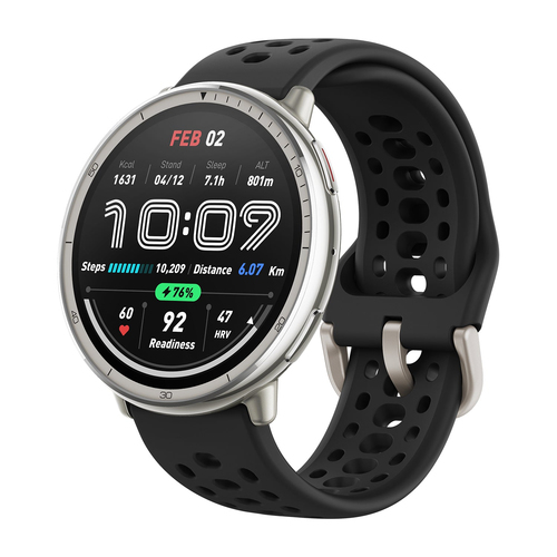foto del prodotto amazfit active 2 3,35 cm 1.32 amoled digitale 466 x 466 pixel touch screen argento gps satellitare 