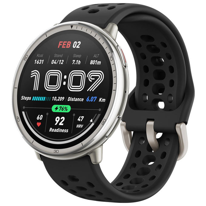 foto del prodotto amazfit active 2 orologio fitness in acciaio inossidabile