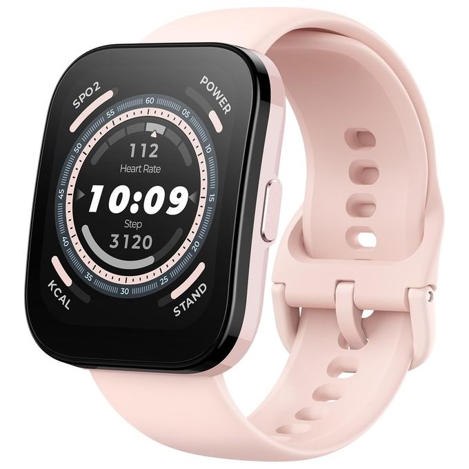 foto del prodotto amazfit bip 5 1.91 gps sport salute chiamate notifiche impermeabile pastel pink