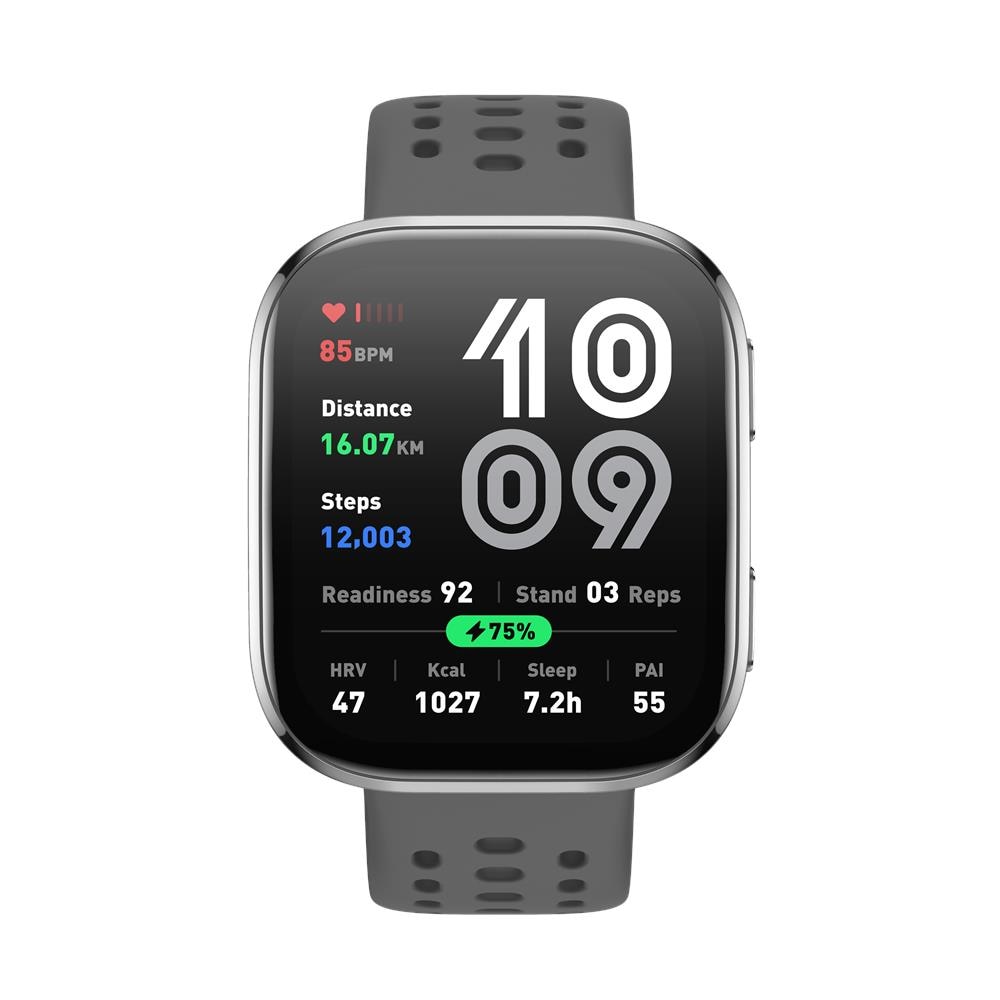 foto del prodotto amazfit bip 6 charcoal 5 cm 1.97 amoled digitale 390 x 450 pixel touch screen argento gps satellitare 