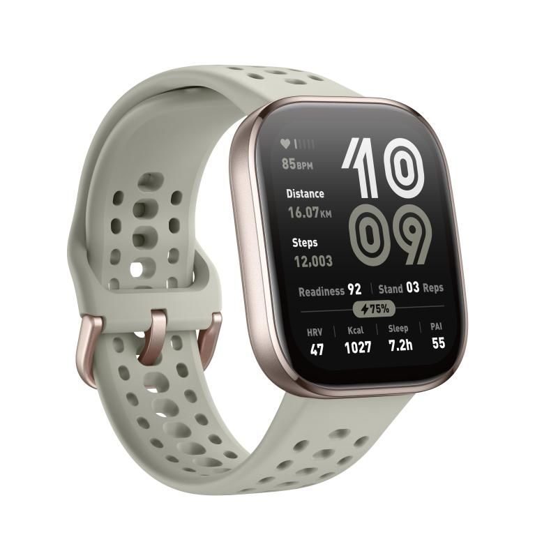 foto del prodotto amazfit bip 6 stone 5 cm 1.97 amoled digitale 390 x 450 pixel touch screen oro gps satellitare - bip6stone