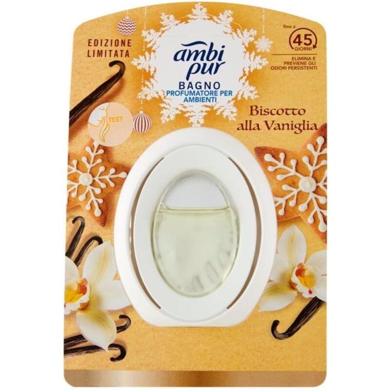 foto del prodotto ambipur bagno profumatore biscotto alla vaniglia durata fino a 50 giorni 7.5 ml