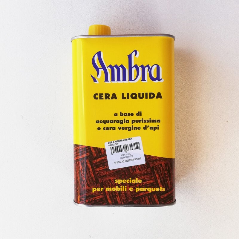 foto del prodotto ambra 1lt cera liquida a base acquaragia purissima e cera vergine d api