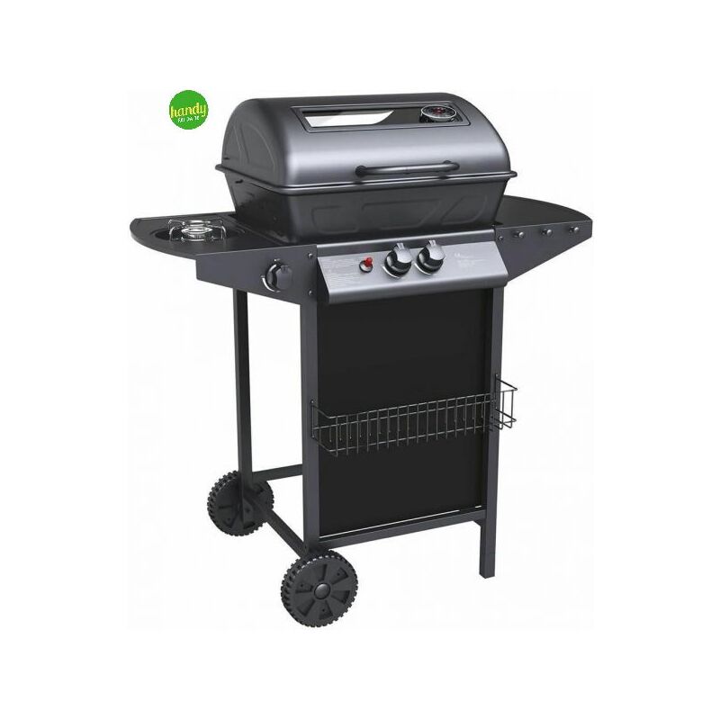 foto del prodotto ambra garden barbecue a gas a pietra lavica alabama 2,9kw