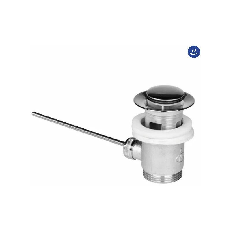 foto del prodotto ambra water piletta ottone con saltello automatico in ottone cromato 1