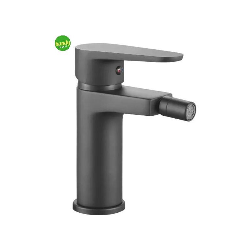 foto del prodotto ambra water rubinetto miscelatore monocomando per bidet nero opaco serie pink 2.0 nero opaco