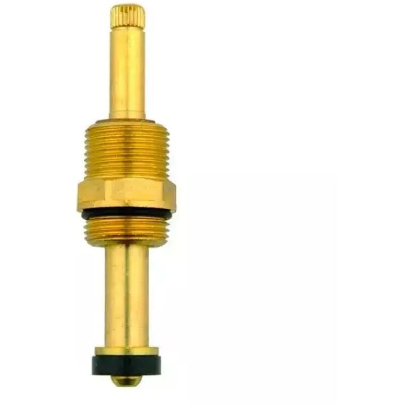 foto del prodotto ambra water vitone di ricambio lungo per rubinetto in ottone giallo modello patrizia ambra rubinetteria