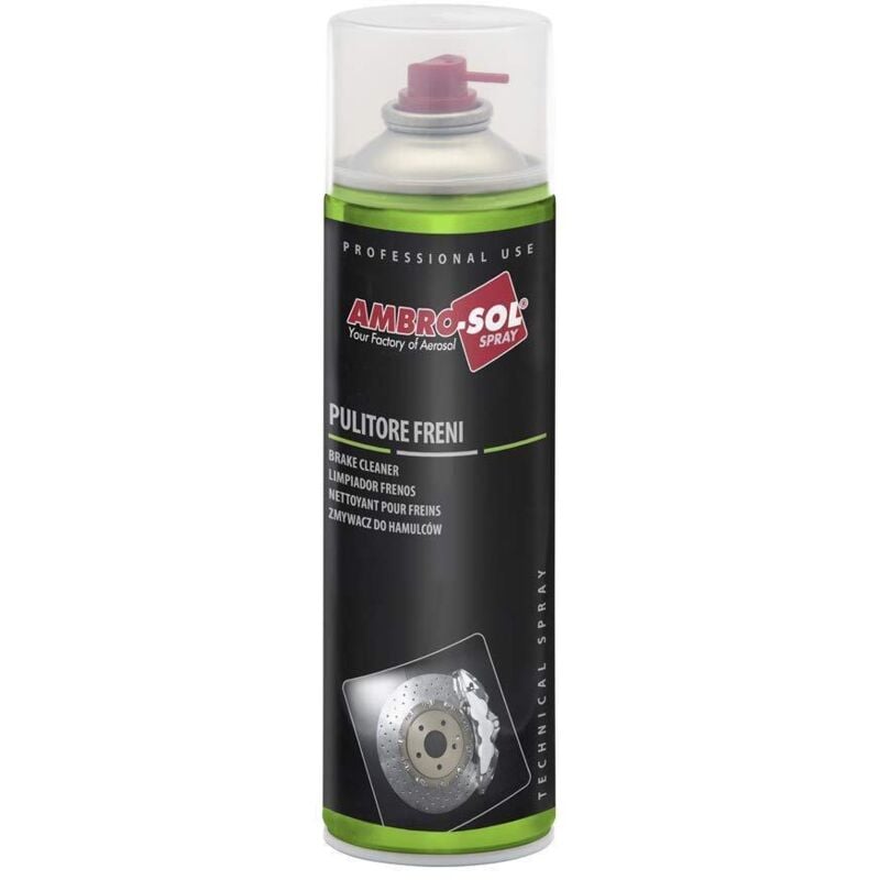 foto del prodotto ambro sol bomboletta a472 pulitore freni e frizioni spray 600ml