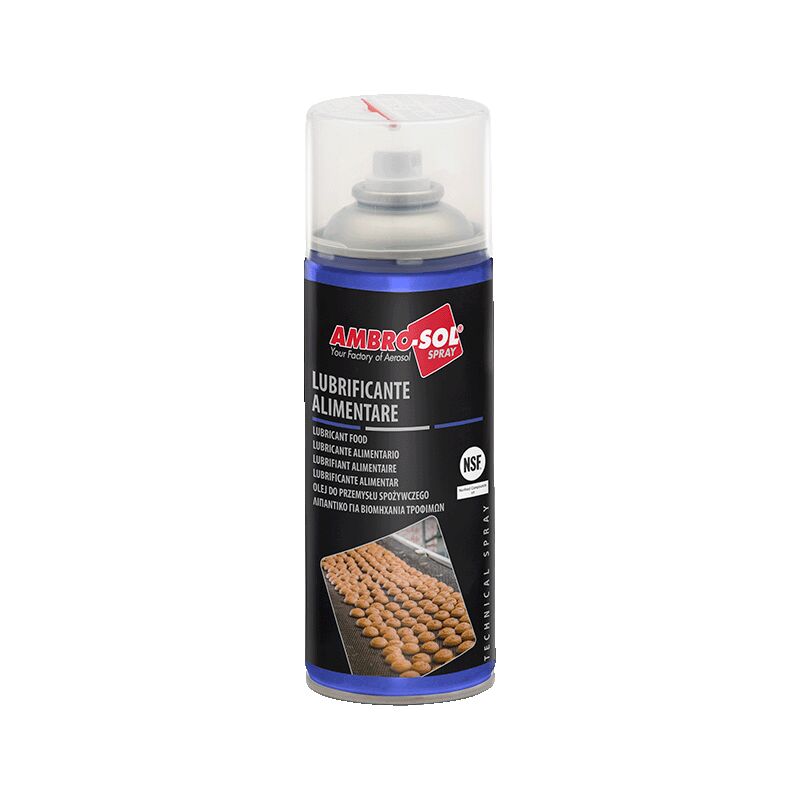 foto del prodotto ambro sol lubrificante alimentare inodore e incolore certificato h1 spray 400 ml