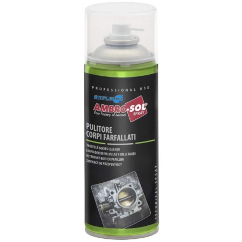 foto del prodotto ambro sol pulitore corpi farfallati collettori corpi aspirazione motori 400 ml