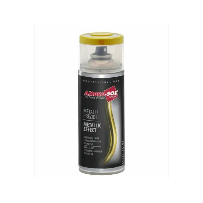 foto del prodotto ambro sol smalto vernice bomboletta spray tipo metalli preziosi argento