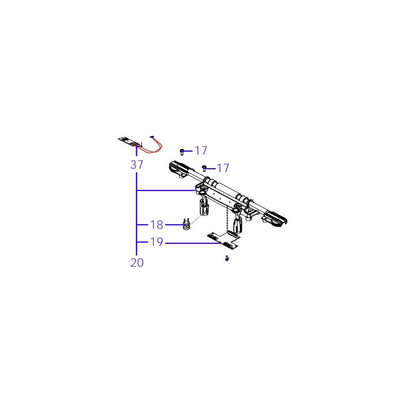 foto del prodotto ambrogio robot gruppo sensori anteriore originale 4.36 4.0 basic