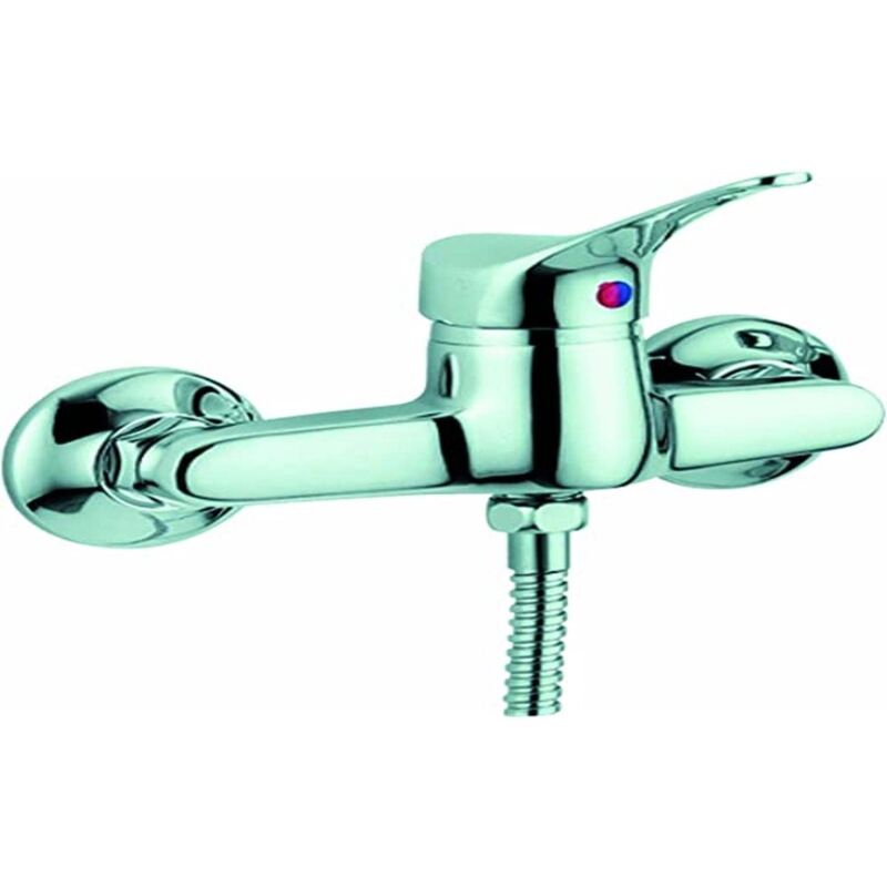 foto del prodotto ambrosiana sei14040000 rubinetto miscelatore doccia esterno, cromo