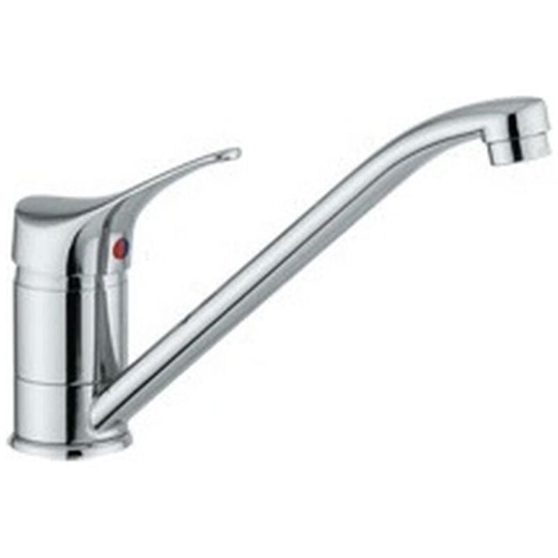 foto del prodotto ambrosiana sei14050000 rubinetto miscelatore lavello con canna girevole, cromo