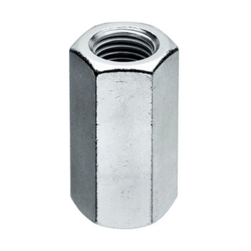 foto del prodotto ambrovit manicotto esag. lungo acciaio zincato ma 8 x mm.40. prezzo per 1 pezzo.