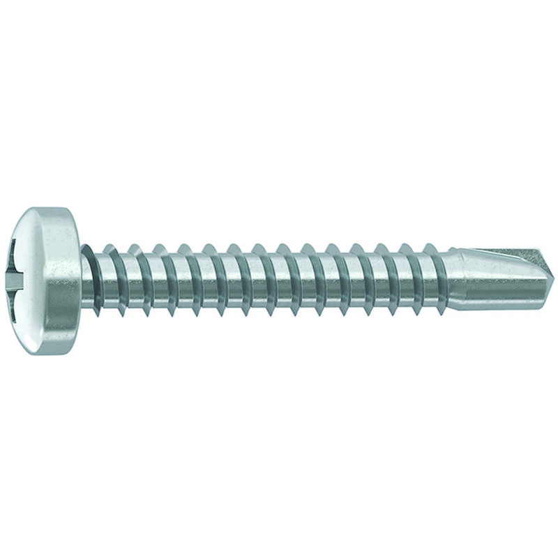 foto del prodotto ambrovit vite autoperforante tc cava ph in acciaio zincato bianco mm.3,9x38