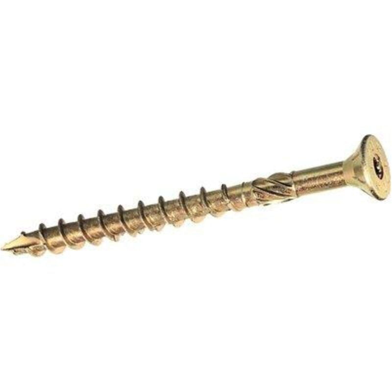 foto del prodotto ambrovit - vite legno wood cava tx20 zincata gialla mm 4,0x 60 cf pz 200