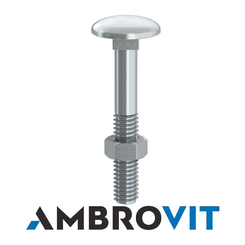 foto del prodotto ambrovit vite t.t. c dado zincata mm. 8x130