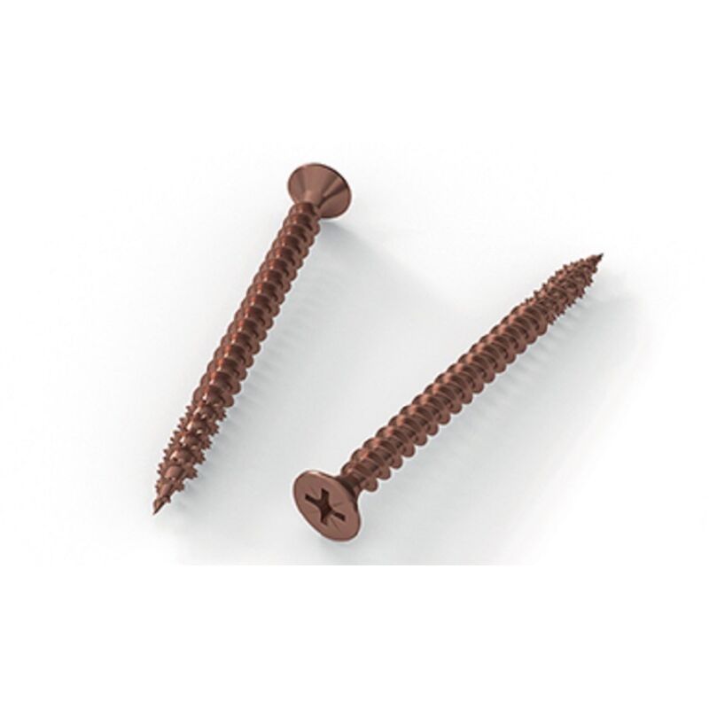 foto del prodotto ambrovit - vite truciolare tsp cava pz interamente filettata in acciaio bronzato - mm.3,5x45