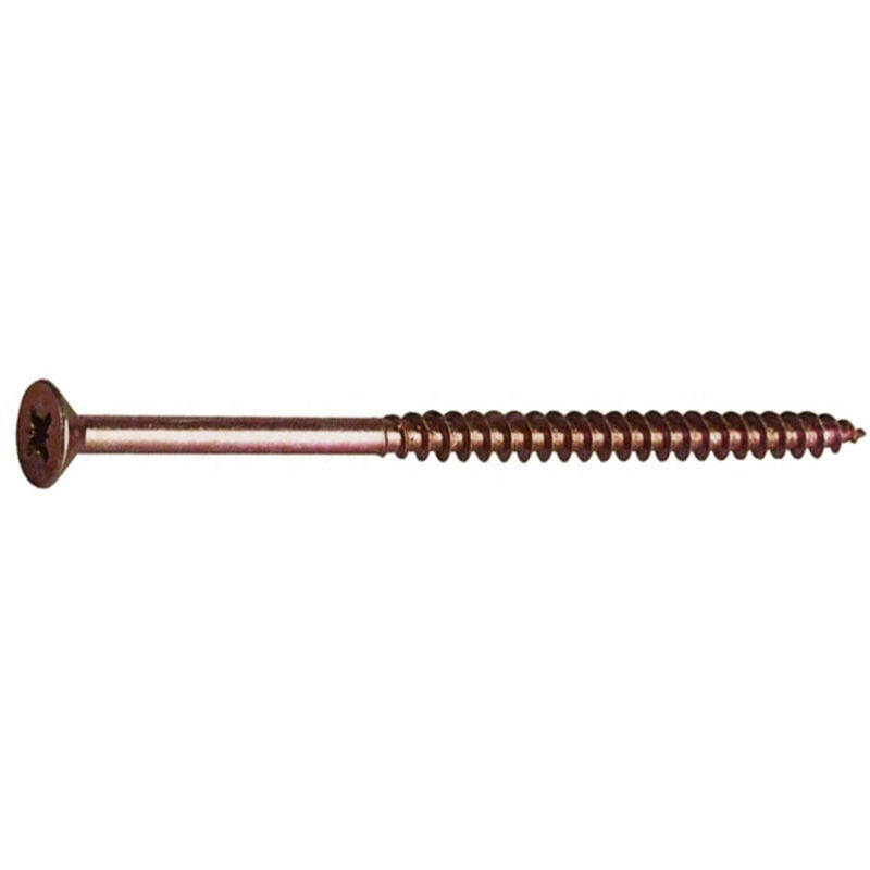 foto del prodotto ambrovit - vite truciolare tsp cava pz parzialmente filettata in acciaio bronzato - mm.4,0x70