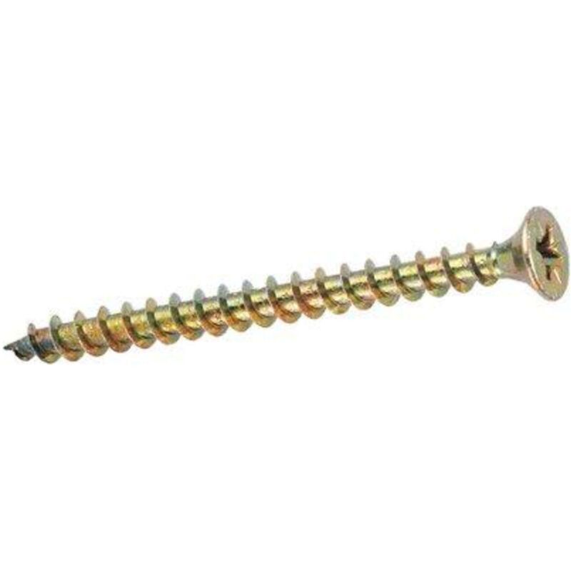 foto del prodotto ambrovit - vite truciolare tsp zincata gialla cava pz filetto intero mm 5,0x35 cf pz 200