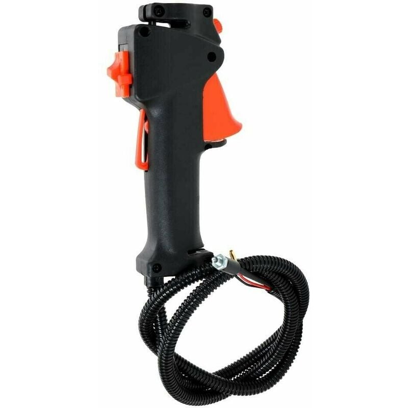 foto del prodotto amc - acceleratore per decespugliatore a scoppio maniglia completa per tubo da 26mm