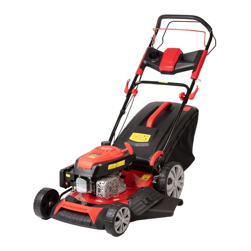 foto del prodotto amc tagliaerba a scoppio semovente 4in1 tosaerba a benzina motore 170cc taglio 51cm