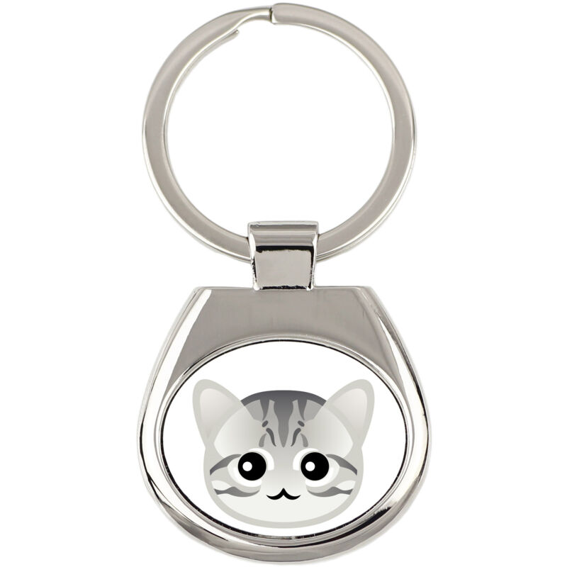 foto del prodotto american shorthair portachiavi con marchio art dog