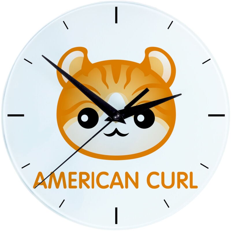 foto del prodotto american twist orologio in mdf con grafica e scritta del marchio art dog